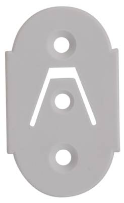 Produktbilde FESTEPLATE 1102 PLAST HVIT