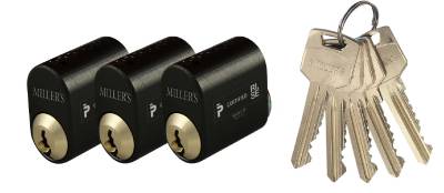 Produktbilde SYLINDER 71237 OV 3LL 5NØ SV