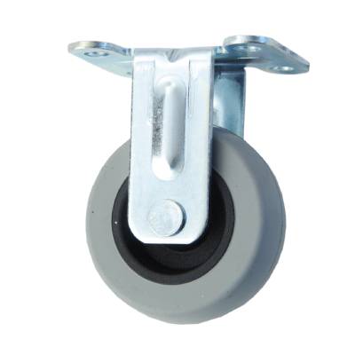 Produktbilde MØBELHJUL FAST GUMMI GRÅ 50MM