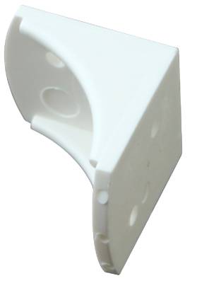 Produktbilde MØBELVINKEL 6400 23MM HVIT PL