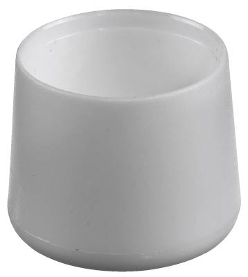 Produktbilde MØBELKNOTT PLAST RUND 16MM HVI