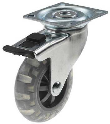 Produktbild LÄNKHJUL INLINE MED BROMS 75MM
