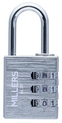 Product image KOMBINATIONSHÄNGLÅS ALU SIL 30