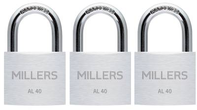 Product image HÄNGLÅS ALU 40 3P